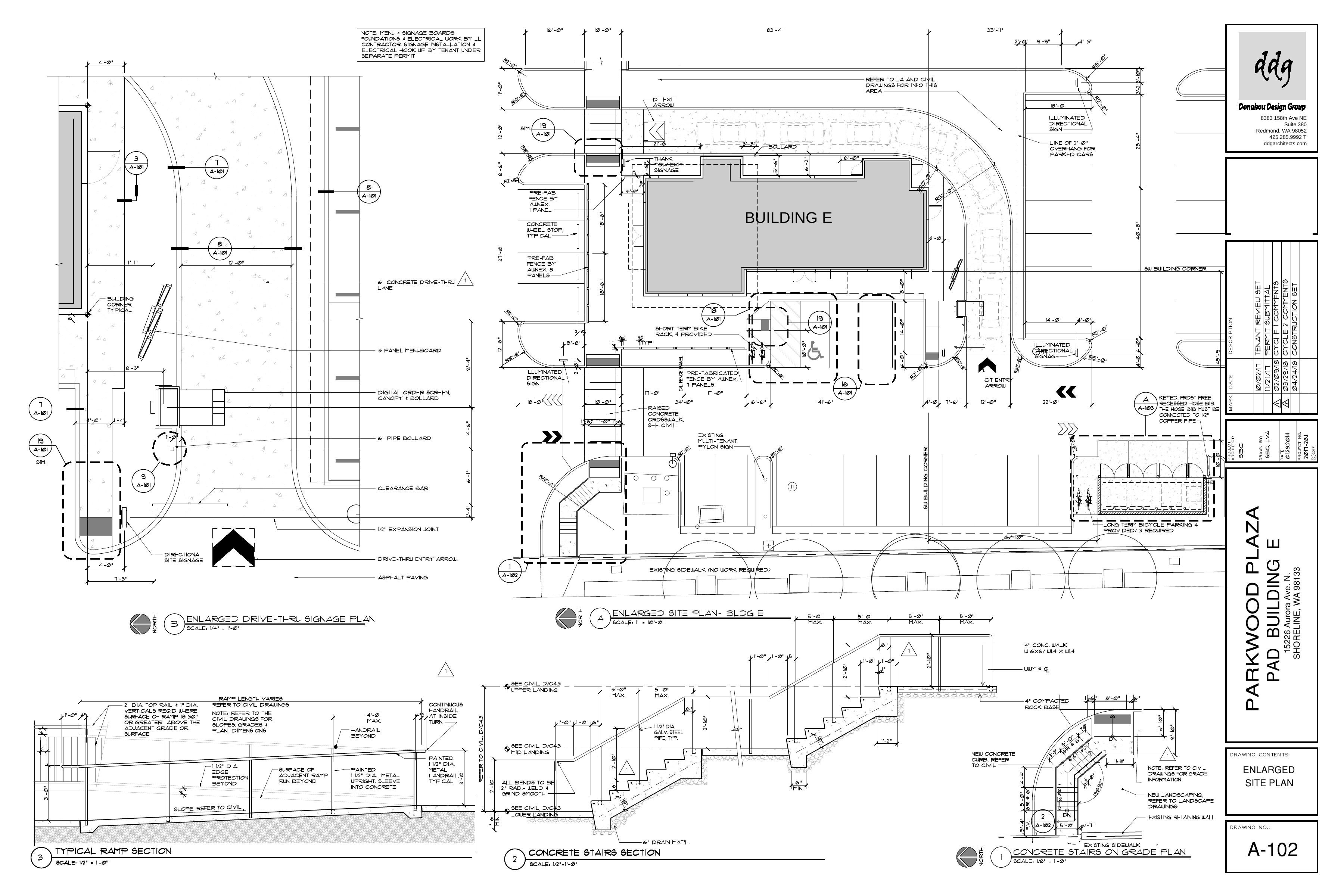 Parkwood Plaza — Enlarged Site Plan