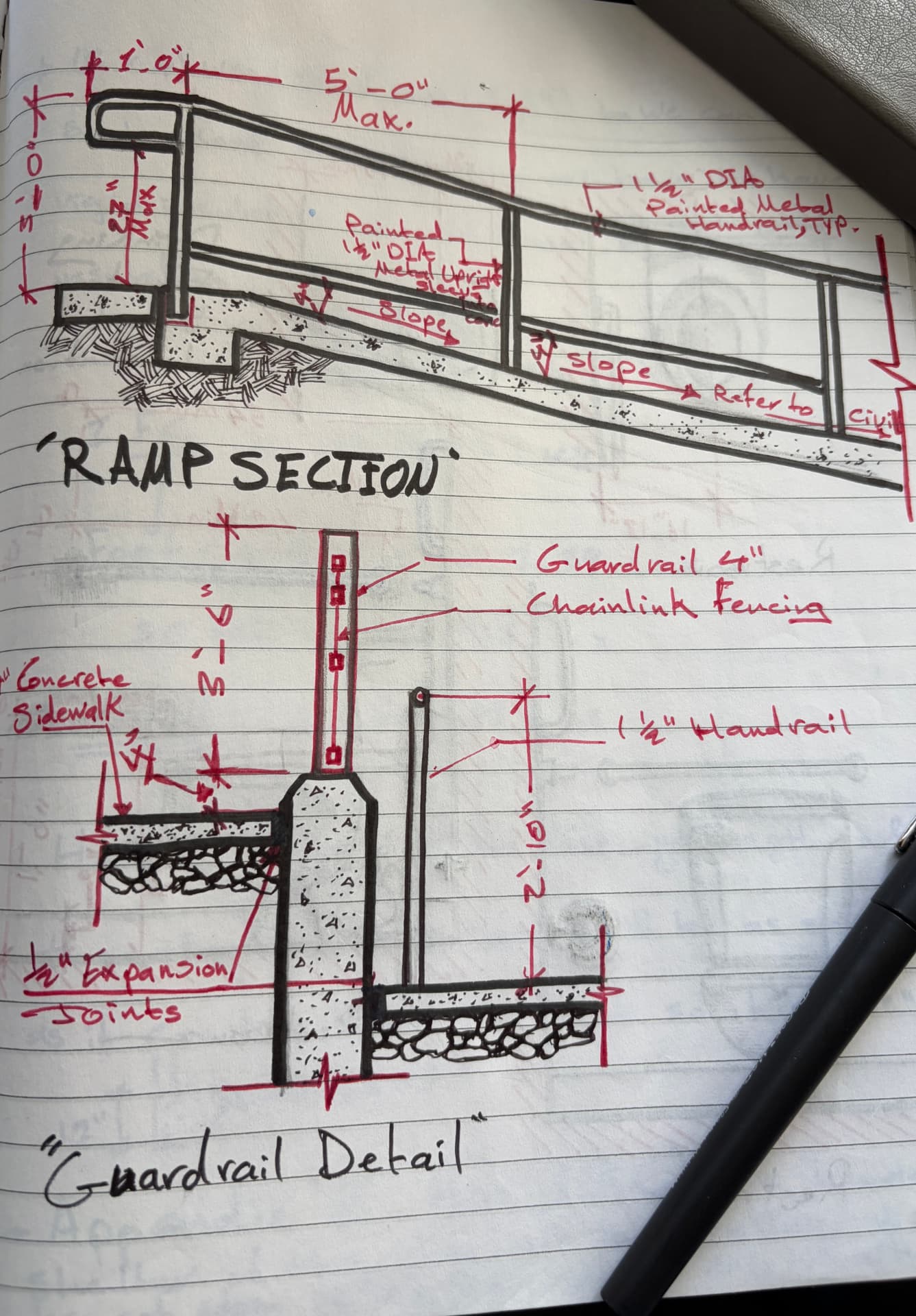 Ramp & Guardrail Details