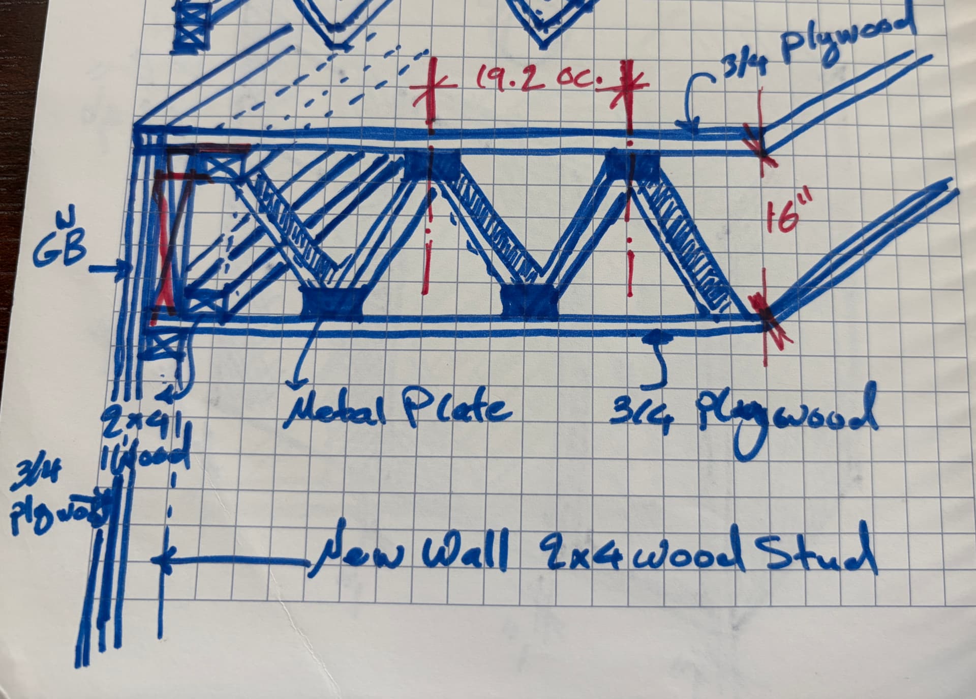 Floor Truss Perspective