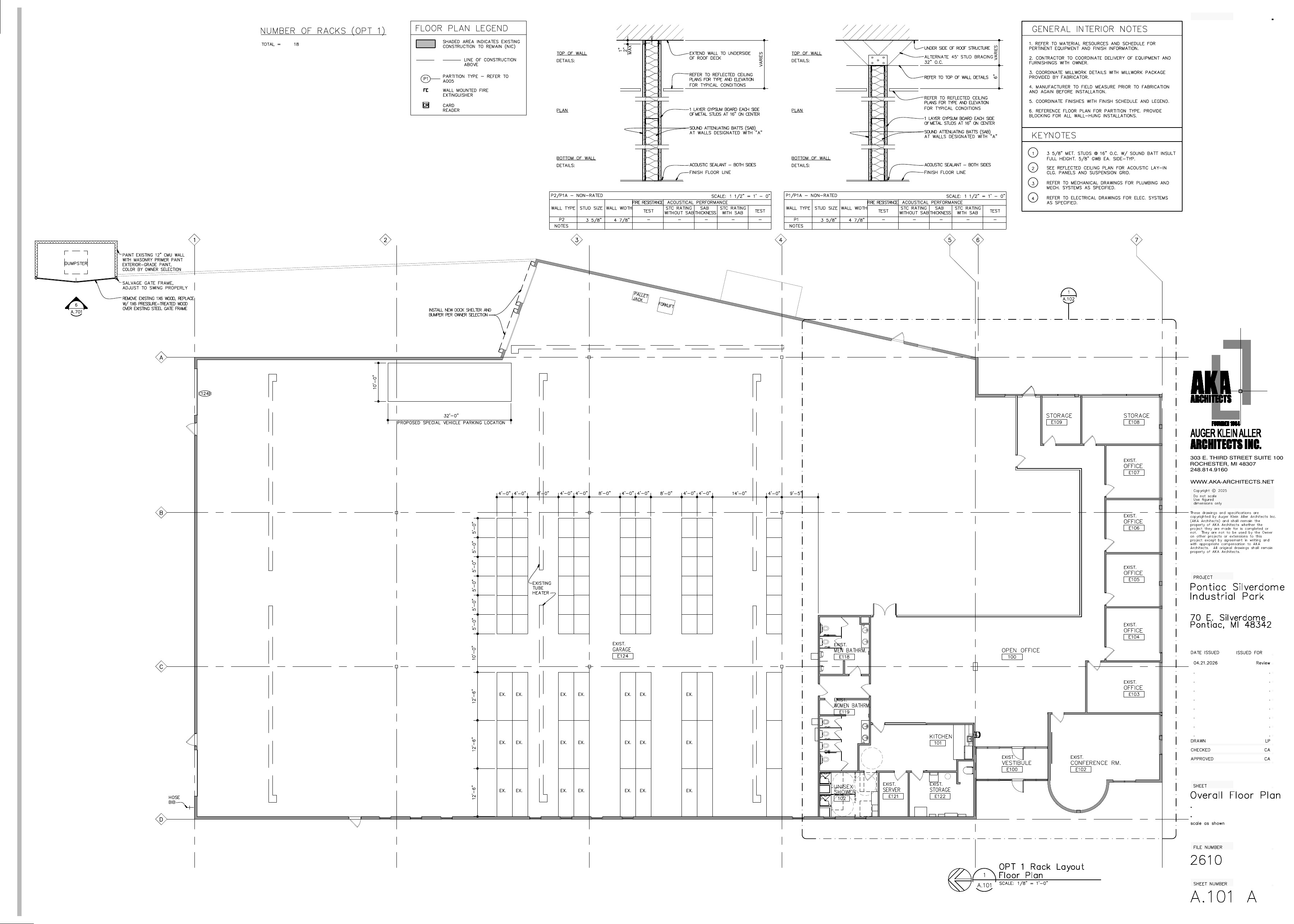 70 E. Silverdome — Overall Floor Plan