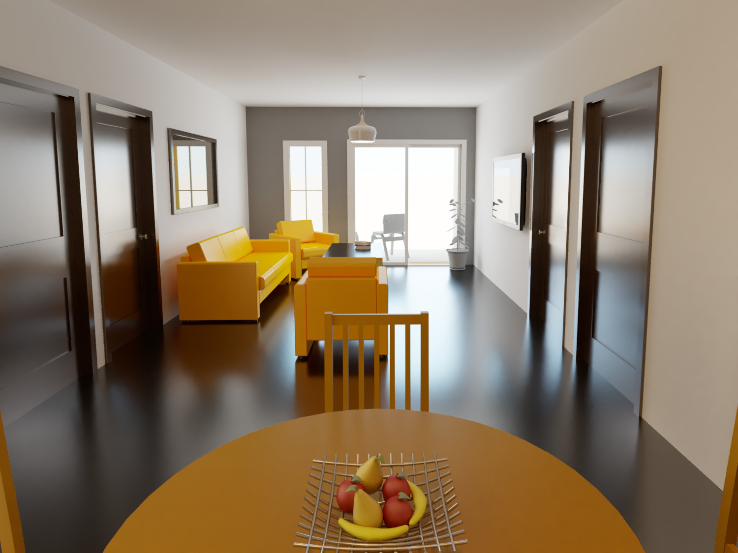Duplex Apartment — Living Room